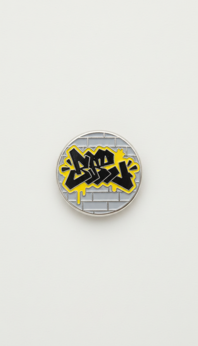 Street Art Enamel Pin